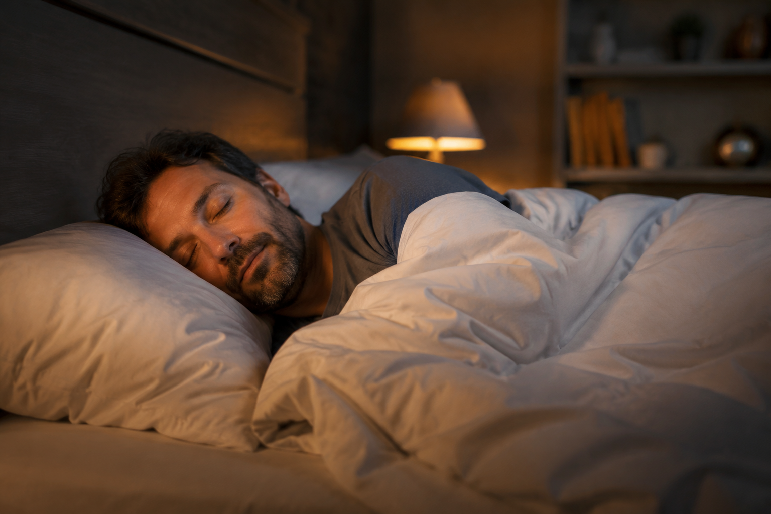Homme qui dort, sommeil et vitalité masculine